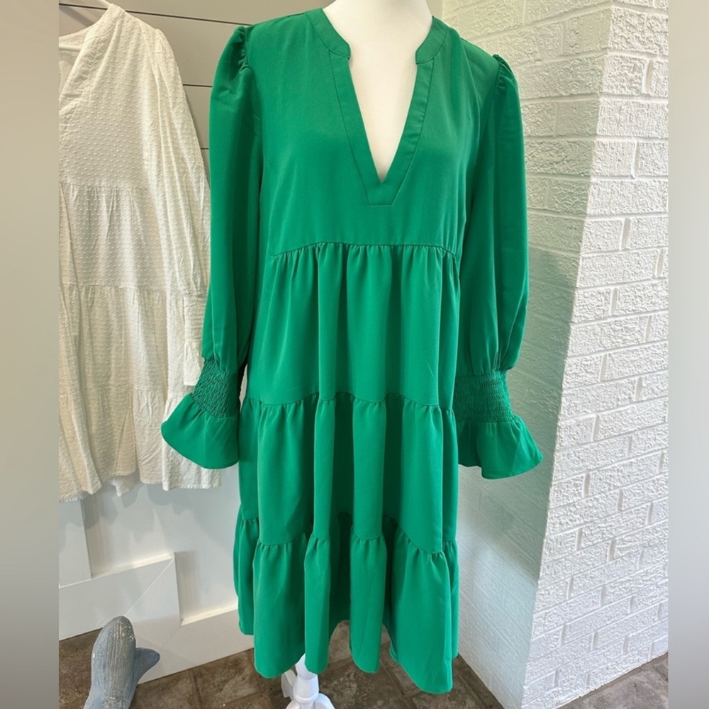 Pomander Place Tuckernuck Kenzo Mini Dress XXL Grass Green